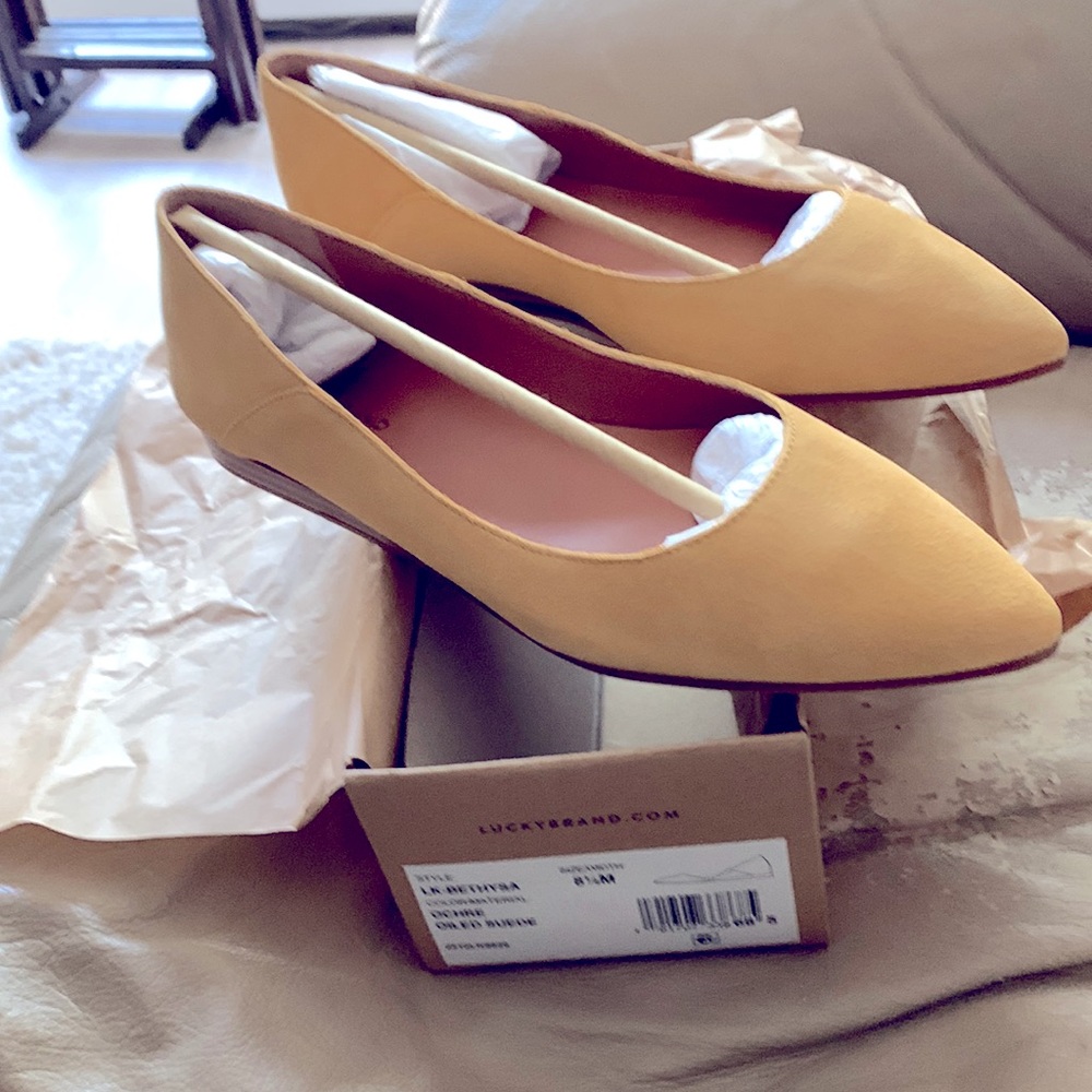 Lucky Brand suede flats